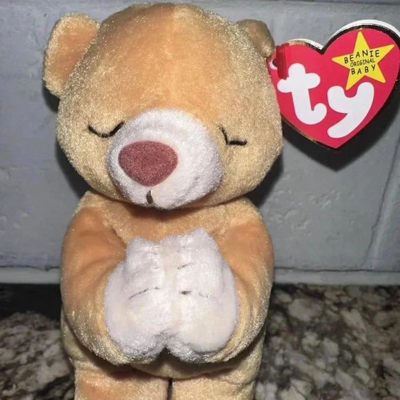MINT CONDITION! “Hope” the praying TY Beanie Baby, 1998, P.E. Pellets, 5th Gen - Picture 4 of 12
